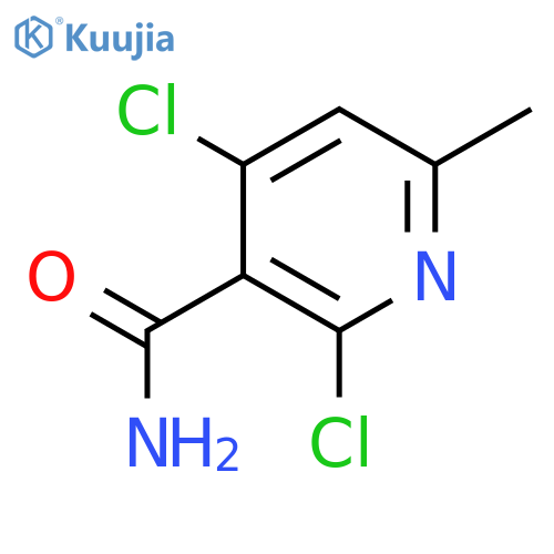 2,4-Dichloro-6-methylnicotinamide structure