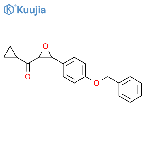 Methanone, cyclopropyl[(2R,3S)-3-[4-(phenylmethoxy)phenyl]oxiranyl]- structure