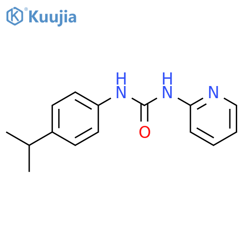 Urea, N-[4-(1-methylethyl)phenyl]-N'-2-pyridinyl- structure