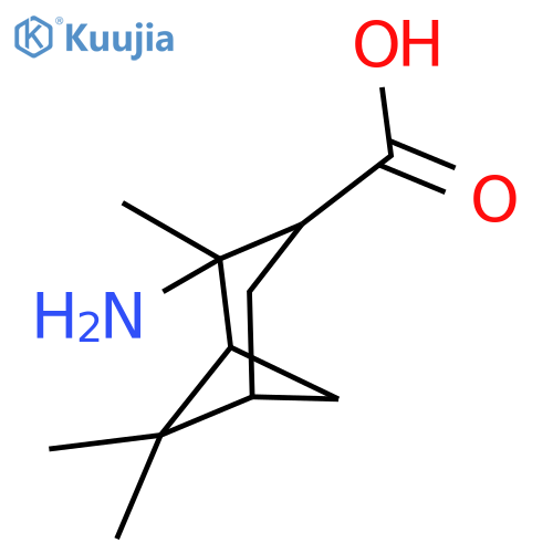 Bicyclo[3.1.1]heptane-3-carboxylicacid, 2-amino-2,6,6-trimethyl-, (1S,2S,3R,5S)- structure