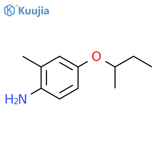 4-(Butan-2-yloxy)-2-methylaniline structure