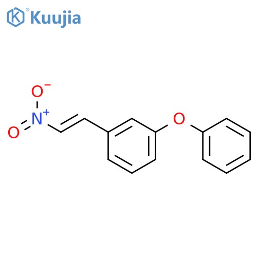 Benzene, 1-(2-nitroethenyl)-3-phenoxy- structure