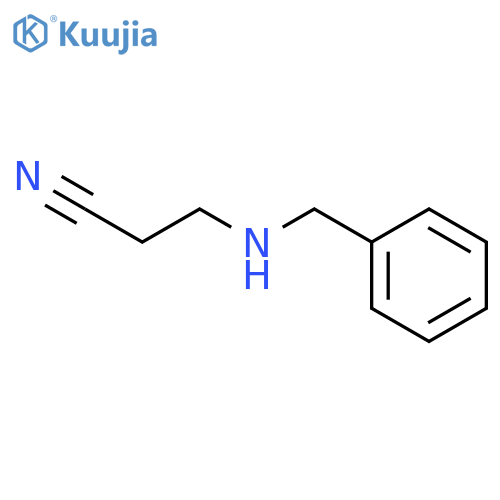 β-(Benzylamino)propionitrile structure