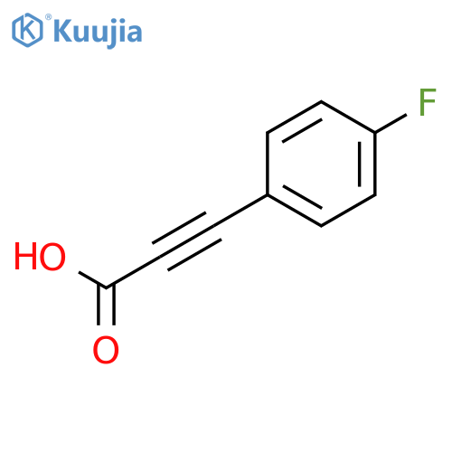 3-(4-fluorophenyl)prop-2-ynoic acid structure