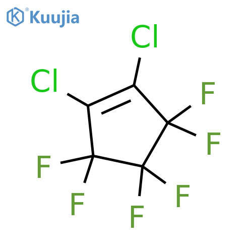 1,2-Dichloro-3,3,4,4,5,5-hexafluoro-1-cyclopentene structure