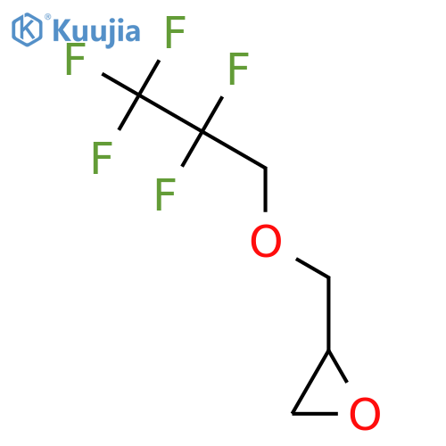 2-(2,2,3,3,3-pentafluoropropoxymethyl)oxirane structure