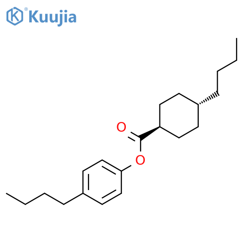 CYCLOHEXANECARBOXYLIC ACID, 4-BUTYL-, 4-BUTYLPHENYL ESTER, TRANS- structure