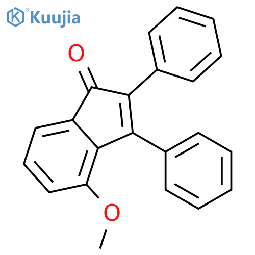 1H-Inden-1-one, 4-methoxy-2,3-diphenyl- structure