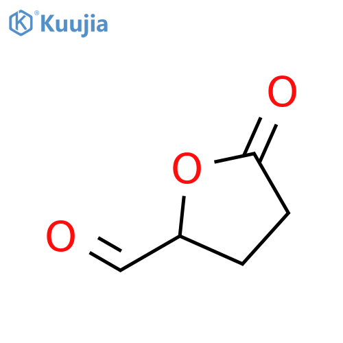 5-oxotetrahydrofuran-2-carbaldehyde structure