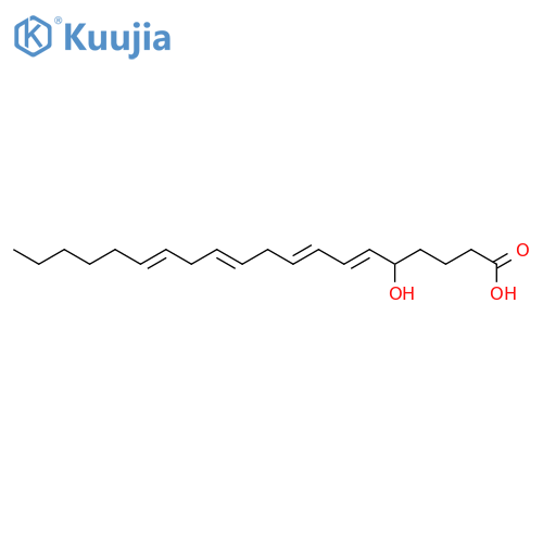 6,8,11,14-Eicosatetraenoicacid, 5-hydroxy-, (5S,6E,8Z,11Z,14Z)- structure