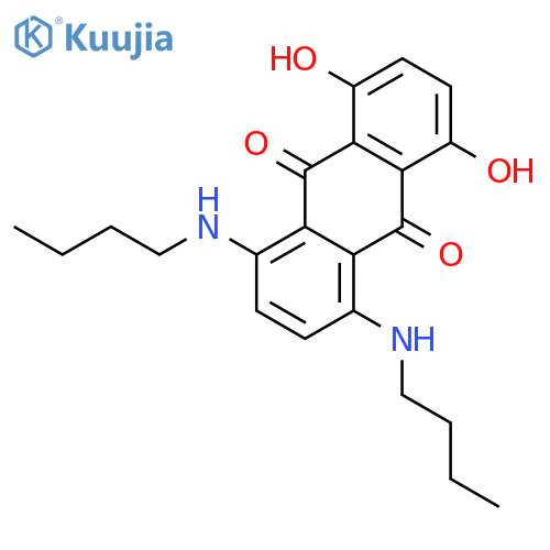 9,10-ANTHRACENEDIONE, 1,4-BIS(BUTYLAMINO)-5,8-DIHYDROXY- structure