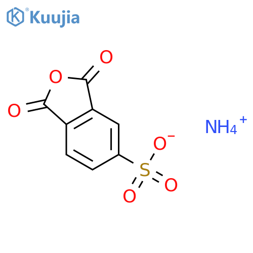 1,3-dioxo-1,3-dihydro-2-benzofuran-5-sulfonic acid ammoniate (1:1) structure