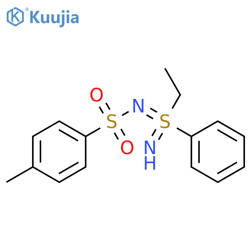 BENZENE, [S-ETHYL-N-[(4-METHYLPHENYL)SULFONYL]SULFONODIIMIDOYL]- structure