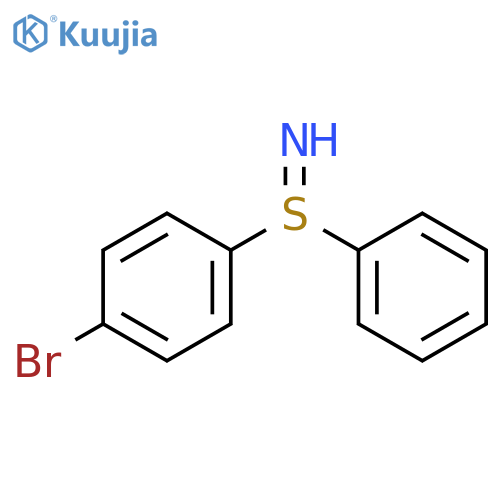 Sulfilimine, S-(4-bromophenyl)-S-phenyl- structure