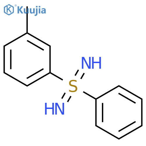Benzene, 1-methyl-3-(S-phenylsulfonodiimidoyl)- structure