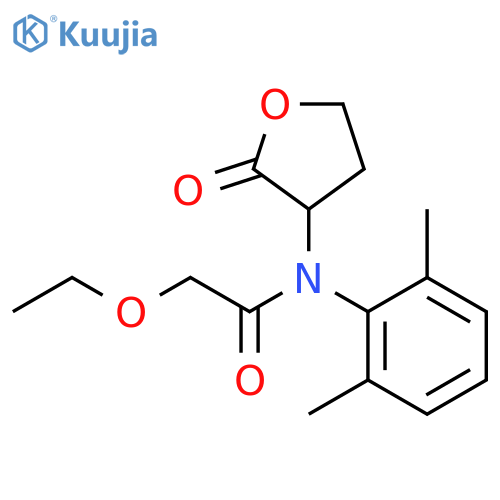 Acetamide,N-(2,6-dimethylphenyl)-2-ethoxy-N-(tetrahydro-2-oxo-3-furanyl)- structure
