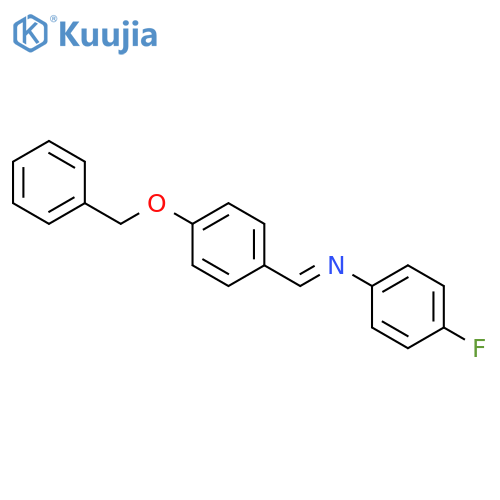 4-Benzyloxybenzylidene 4-Fluoroaniline structure