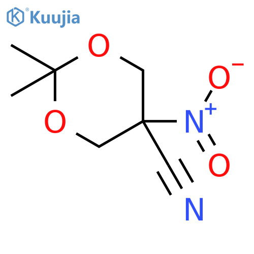 1,3-DIOXANE-5-CARBONITRILE, 2,2-DIMETHYL-5-NITRO- structure