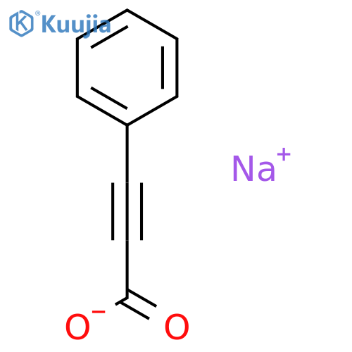 Sodium 3-phenylpropiolate structure