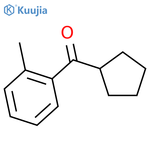 cyclopentyl(2-methylphenyl)methanone structure