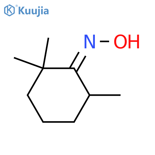 Cyclohexanone,2,2,6-trimethyl-, oxime structure