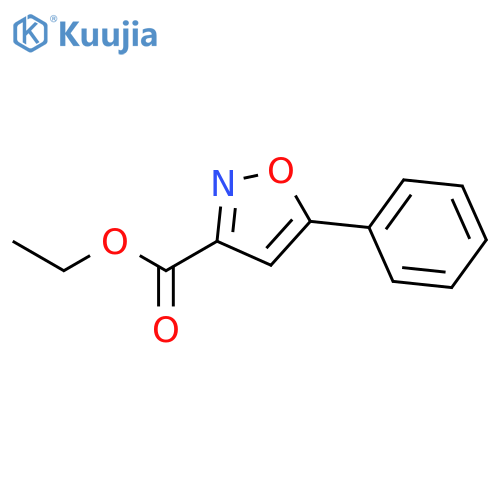 Ethyl 5-phenylisoxazole-3-carboxylate structure