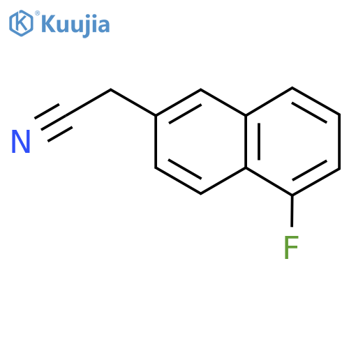 5-Fluoronaphthalene-2-acetonitrile structure