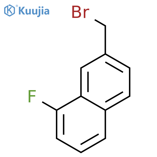 NAPHTHALENE, 7-(BROMOMETHYL)-1-FLUORO- structure