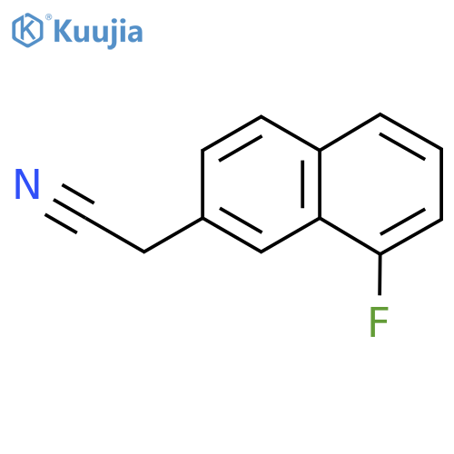 8-Fluoronaphthalene-2-acetonitrile structure