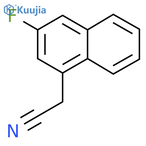 3-Fluoronaphthalene-1-acetonitrile structure
