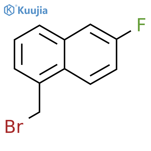 1-(Bromomethyl)-6-fluoronaphthalene structure