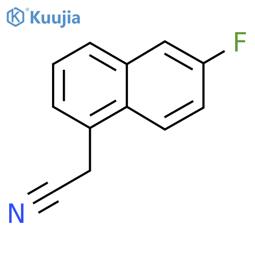 6-Fluoronaphthalene-1-acetonitrile structure