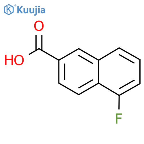 5-Fluoronaphthalene-2-carboxylic acid structure