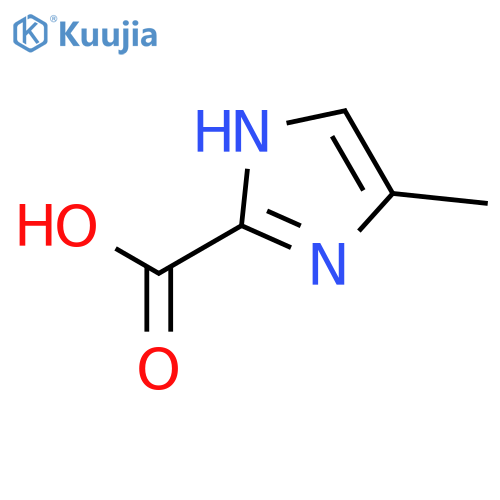 5-methyl-1H-imidazole-2-carboxylic acid structure