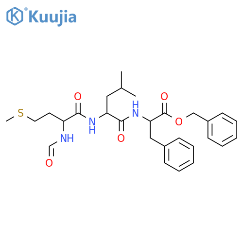 N-FORMYL-MET-LEU-PHE BENZYL ESTER structure