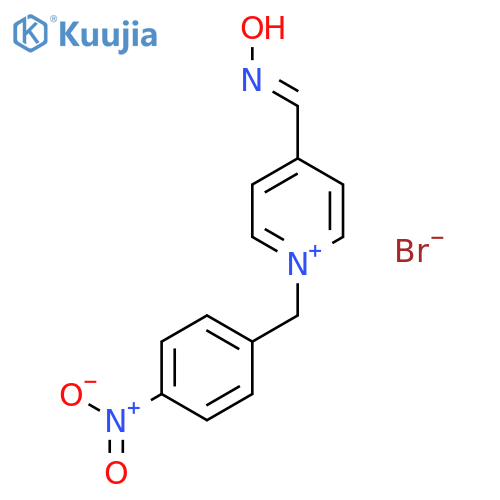 PYRIDINIUM, 4-[(HYDROXYIMINO)METHYL]-1-[(4-NITROPHENYL)METHYL]-, BROMIDE structure