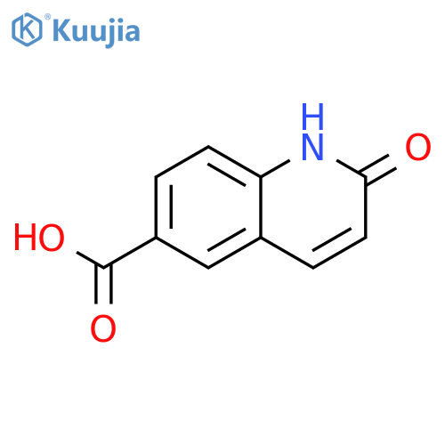 2-hydroxyquinoline-6-carboxylic acid structure