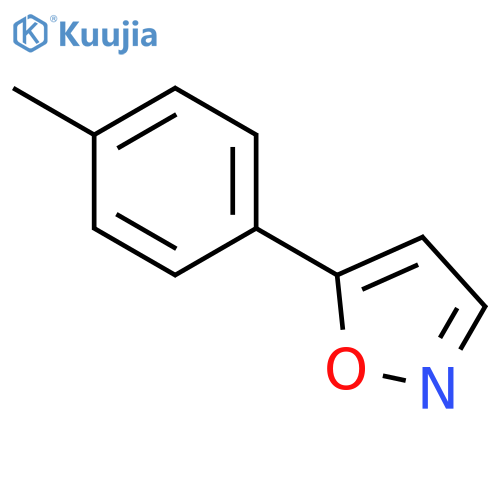 5-(4-methylphenyl)-1,2-oxazole structure