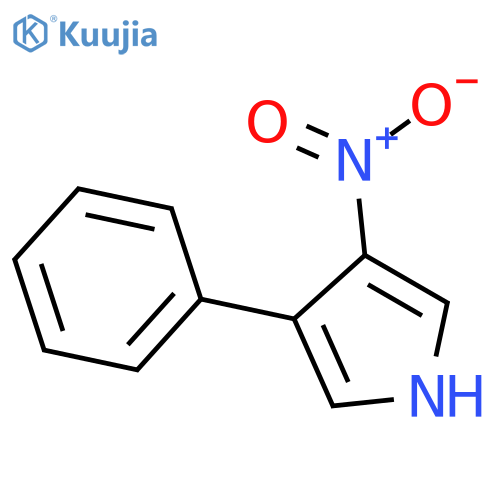 3-nitro-4-phenyl-1H-pyrrole structure