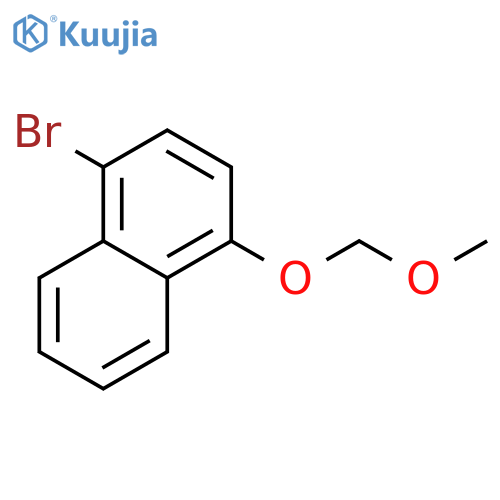 1-Bromo-4-(methoxymethoxy)naphthalene structure
