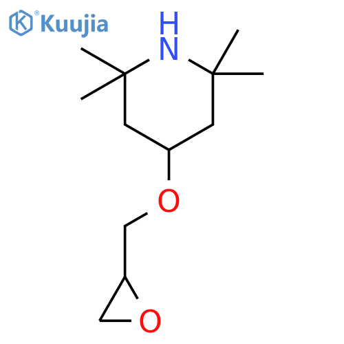 Piperidine, 2,2,6,6-tetramethyl-4-(oxiranylmethoxy)- structure