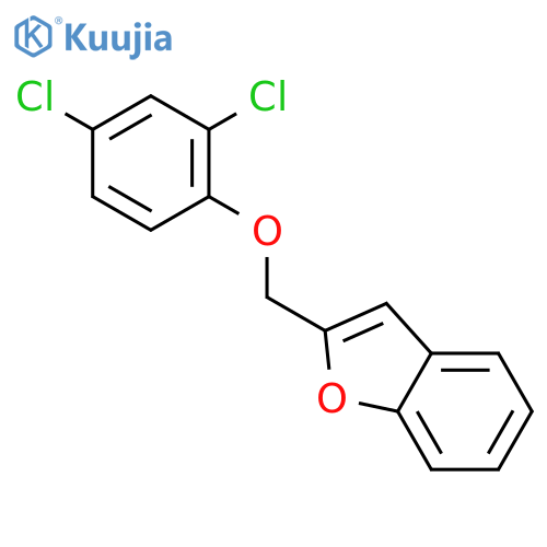 Benzofuran, 2-[(2,4-dichlorophenoxy)methyl]- structure
