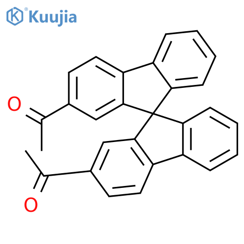 Ethanone, 1,1'-(9,9'-spirobi[9H-fluorene]-2,2'-diyl)bis-, (±)- structure