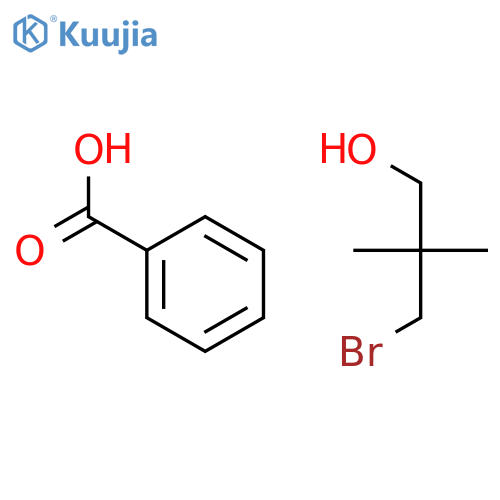 3-bromo-2,2-dimethylpropyl benzoate structure