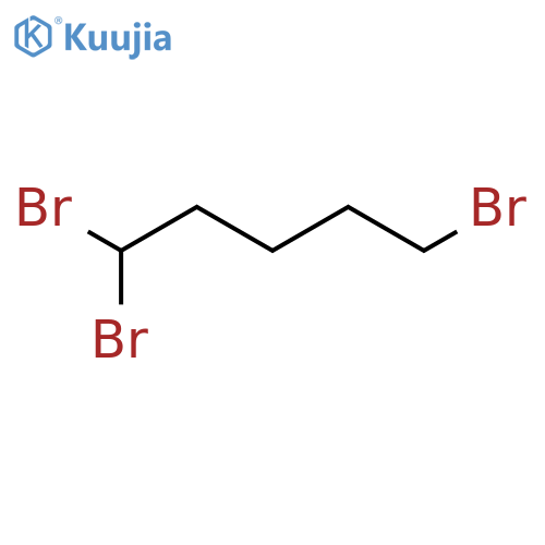PENTANE, 1,1,5-TRIBROMO- structure