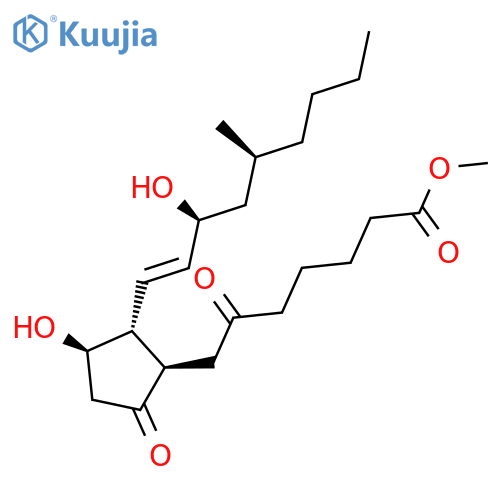 Cyclopentaneheptanoicacid, 3-hydroxy-2-[(1E,3S,5S)-3-hydroxy-5-methyl-1-nonen-1-yl]-e,5-dioxo-, methyl ester,(1R,2R,3R)- structure