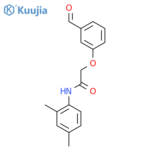 N-(2,4-dimethylphenyl)-2-(3-formylphenoxy)acetamide structure