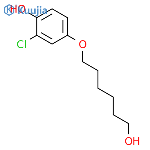 PHENOL, 2-CHLORO-4-[(6-HYDROXYHEXYL)OXY]- structure
