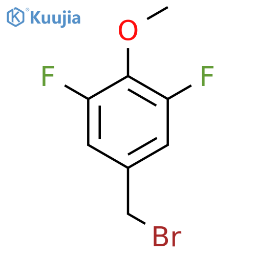 Benzene, 5-(bromomethyl)-1,3-difluoro-2-methoxy- structure