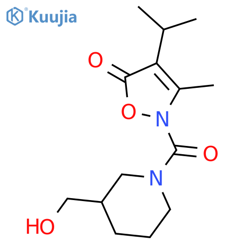 5(2H)-Isoxazolone,2-[[3-(hydroxymethyl)-1-piperidinyl]carbonyl]-3-methyl-4-(1-methylethyl)- structure